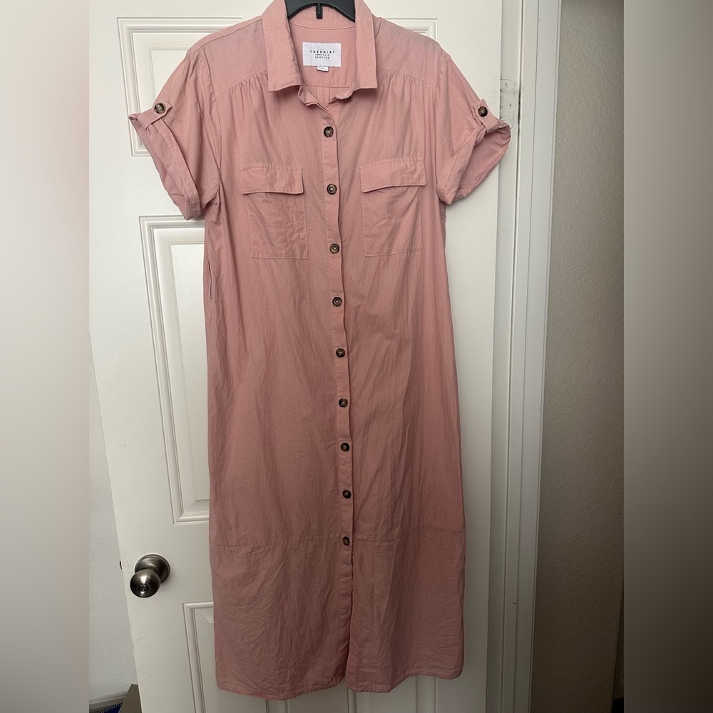 The Shirt by Rochelle Behrens Shirtdress size Large